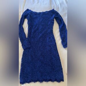 RoyalBlue Lace Dress